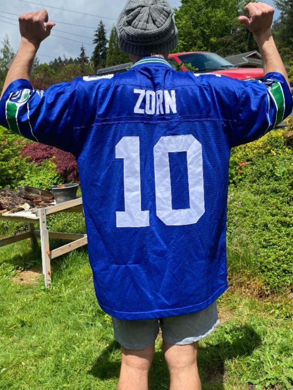 Reebok Gridiron Classic Jim Zorn Seattle Seahawk NFL Jersey